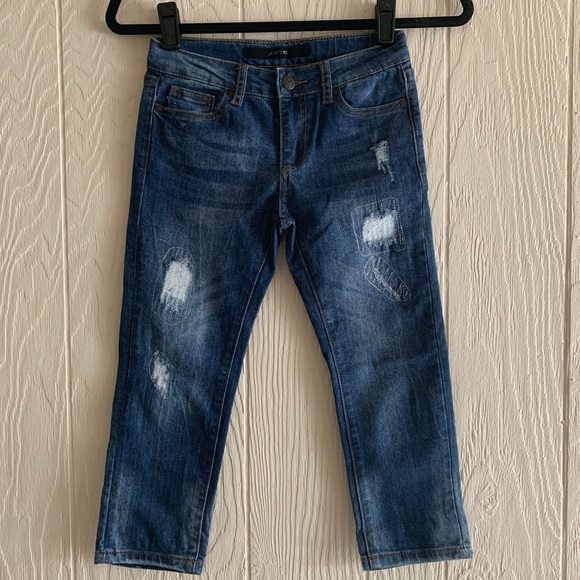 Joe’s Jeans ⭐️ Girls Distressed Patchwork Jeans - Picture 1 of 7